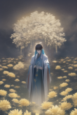 handsome, xianxia, young man in teal and white ancient chinese robes, standing i s-791626426.png